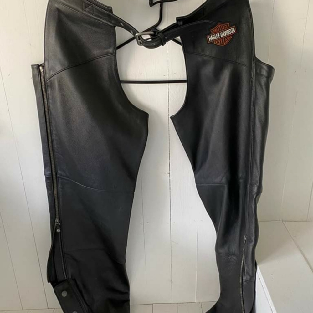 Mens harley-davidson leather chaps